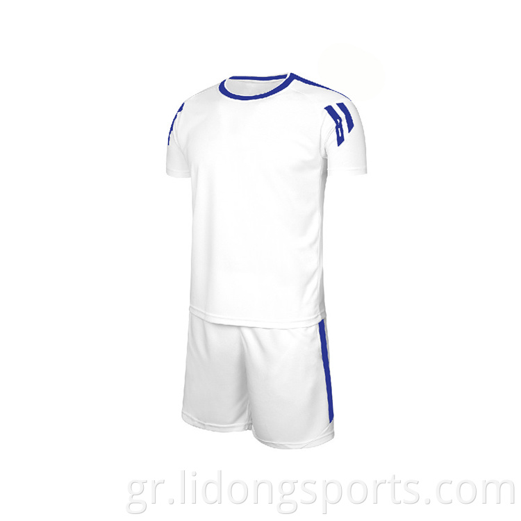 2021 Fashion Mens Football Kit Futboll Uniform Soccer Wear Soccer Set Jersey for Football Club